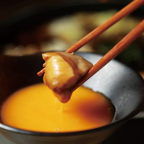 名鶏名物　奥三河鶏と特製割下の鶏すき鍋　1人前