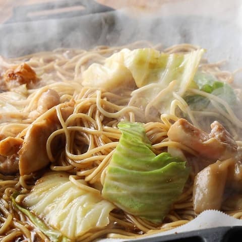 〆の鶏ちゃん焼きそば