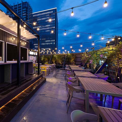 屋上ビアガーデン 名駅ビアガーデン テーブル12名様（4部屋） - オープン席