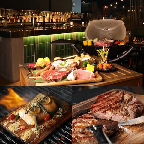 ROOFTOP BBQ&BAR OCTAIR(オクトエアー)栄店 A2.プライベートBBQコース《2時間飲み放題付》 - 宴会プラン