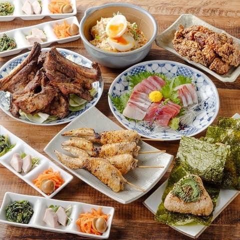 呑み食い処 七竈 名古屋駅店 C.飲放題付 鮮魚2種×炭火焼×肉◆お得コース - 宴会プラン