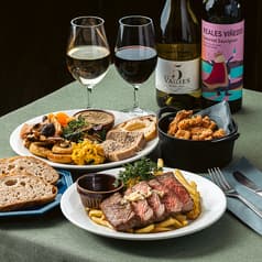 フレンチ屋台ビストロ のれんとコルク 名古屋駅店 A5-ステックフリット豪快ビストロ満腹セット - 宴会プラン