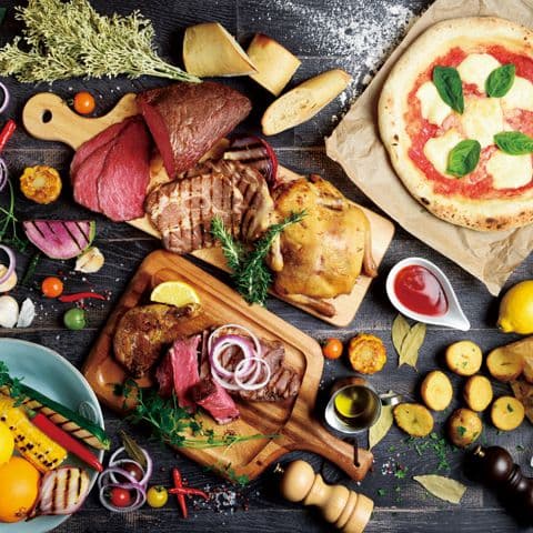 CABANA TERRACE カバナテラス 名古屋栄店 B【プレミアムコース】40品(サーロインステーキ含む) 2時間食べ飲み放題 - 宴会プラン