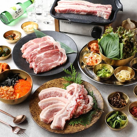 屋上ビアガーデン 名駅ビアガーデン A1.韓国焼肉食べ放題《飲み放題 2時間制》 - 宴会プラン