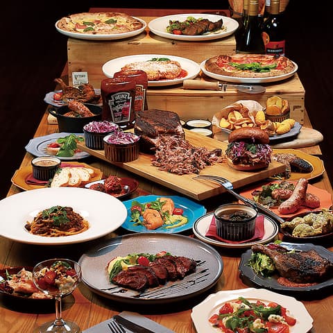 PIENORICCO ピエノリッコ 名古屋駅店 5/1~:P1.牛/豚/鶏グリル等2H食飲放プレミアムプラン - 宴会プラン